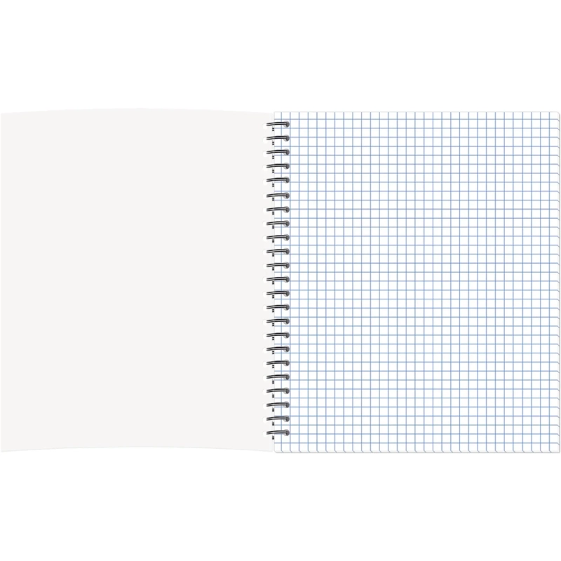 Тетрадь общая Комус Три богатыря Стрелы А5, 80л., клетка, спираль, ВБ-лак