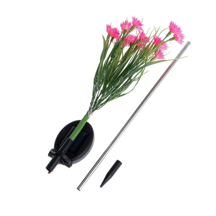 Садовый светильник на солнечной батарее «Маргаритки», 70 см, 42 LED, свечение белое Садовый светильник на солнечной батарее «Маргаритки», 70 см, 42 LED, свечение белое