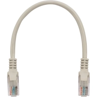 Патч-корд UTP Cablexpert PP10-0.25M кат.5e, 0.25м, литой, (серый)