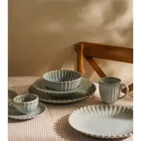 Блюдо SL Home &laquo;Эхо Крита&raquo;, d=25.5 см, фарфор, голубое