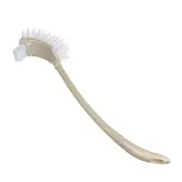 VETTA Ёрш для туалета с двойной щеткой для труднодоступных мест, пластик, 12х10,5х42,5см