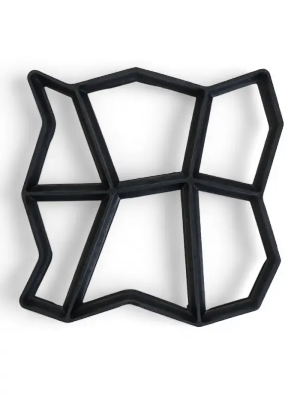 Форма для садовой дорожки, 42&times;42&times;4 см, чёрная