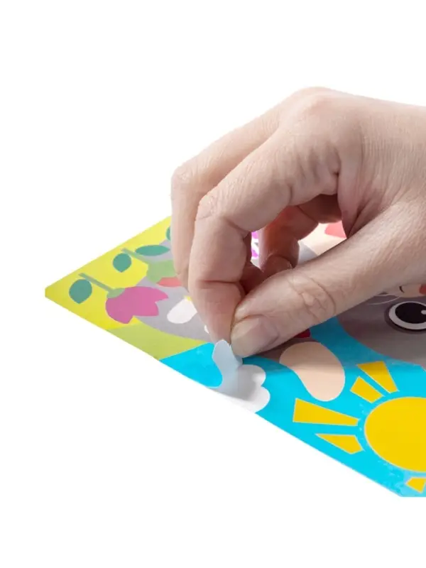 Набор для творчества. Аппликация фольгой "Единорог" размер 138х165 мм (конверт, 6 цв)