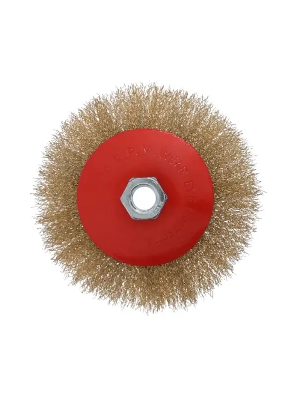 Щетка металлическая для УШМ ЛОМ, &laquo;тарелка&raquo;, М14, 125 мм