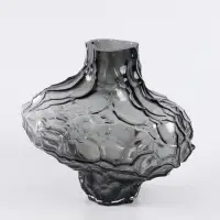 Ваза &laquo;Джино&raquo;, 21&times;25 см, стекло, чёрная