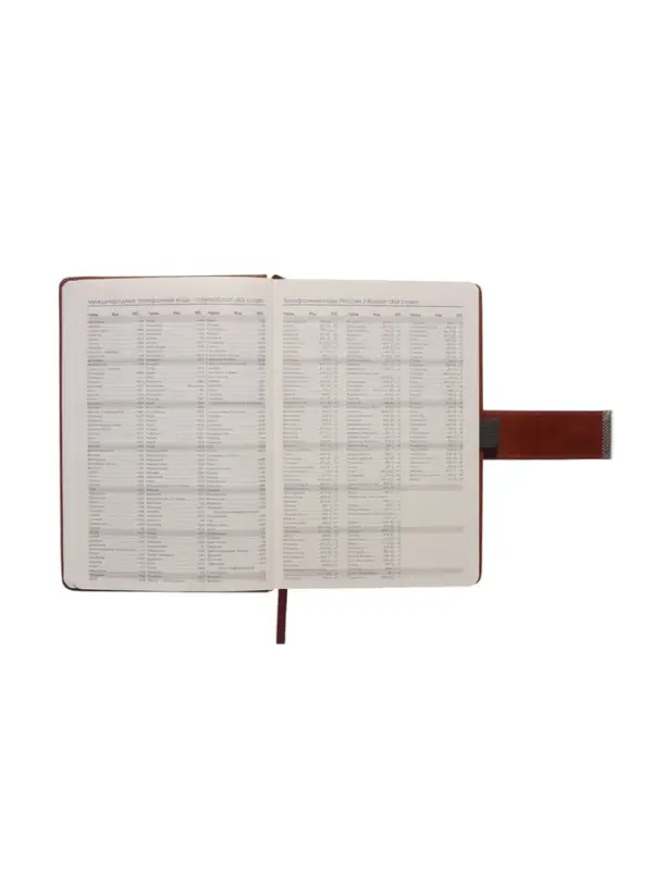 Ежедневник недатированный формат А5, с хлястиком, 112л, линия, пвх, Коричневый Ежедневник недатированный формат А5, с хлястиком, 112л, линия, пвх, Коричневый