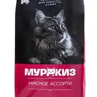 Сухой корм для взрослых кошек &laquo;МУРРКИЗ&raquo;, мясное ассорти, 10 кг