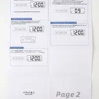 Часы электронные настольные, будильник, вибрация, от USB, от батареек 2&times;АА