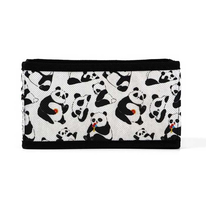 Органайзер для хранения, кофр для белья Органайзер для хранения, кофр для белья "Панды", 10 х 18 х 10 см