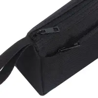 Пенал школьный на молнии Calligrata &laquo;Классика&raquo;, 2 отделения, чёрный