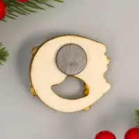 Магнит полистоун  "Конь в подкове с клевером" МИКС 4,6х5,3 см