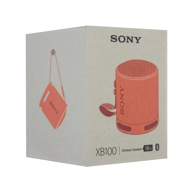 Портативная Bluetooth колонка SRS-XB100 Оранжевый