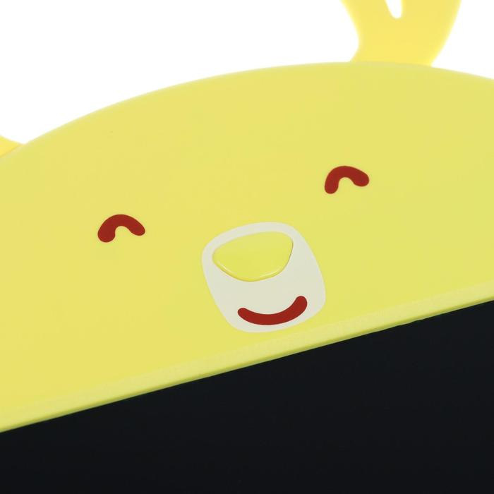 Планшет для рисования и заметок Luazon Планшет для рисования и заметок Luazon "Олененок", 9", функция блокировки, желтый