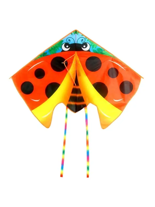 Воздушный змей &laquo;Божья коровка&raquo;, с леской