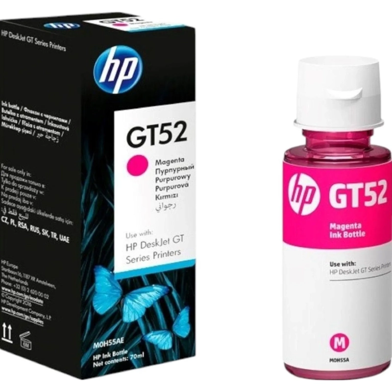 Чернила HP GT52 M0H55AA/M0H55AE пурп. для DJ GT 5810/5820
