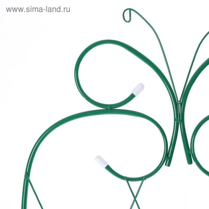 Шпалера, 170 × 50 × 1 см, металл, зелёная, «Бабочка» Шпалера, 170 × 50 × 1 см, металл, зелёная, «Бабочка»