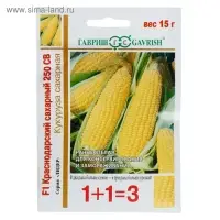 Семена Кукуруза 1+1 "Краснодарский сахарный 250" СВ F1, ц/п, 15 г
