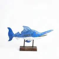 Фигура на подставке &laquo;Рыба-меч&raquo;, 52&times;9&times;25 см, дерево