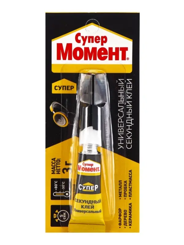Клей &laquo;Момент: Супер&raquo;, 3 г блистер