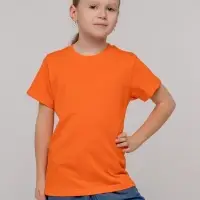 Футболка детская T-Bolka Kids, оранжевая, 6 лет