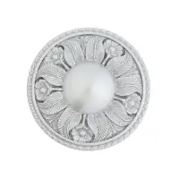 Держатель для штор CAPPIO KS031, d=95 мм, цвет серебро, 2 шт.