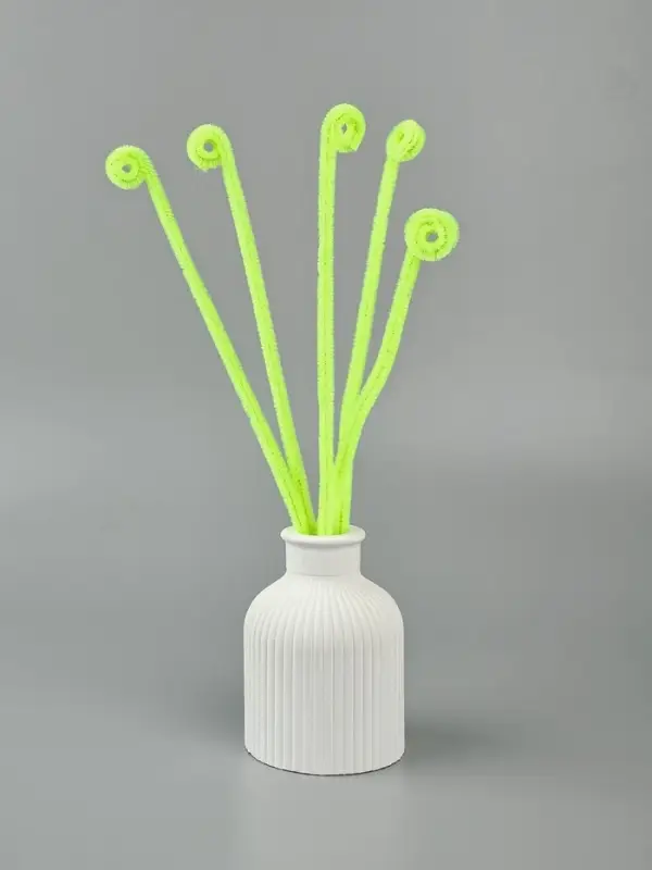 Синельная проволока набор 50 шт., зелёный неон, 30 см