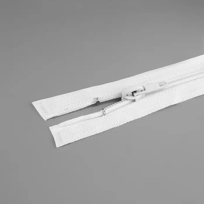 Молния «Спираль», №5, разъёмная, замок автомат, 100 см, белая