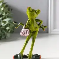 Фигурка полистоун лак &laquo;Лягушка Фифа&raquo;, 15&times;5.5&times;10 см