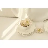 Блюдце фарфоровое Magistro «Сюита», d=15.6 см, цвет белый