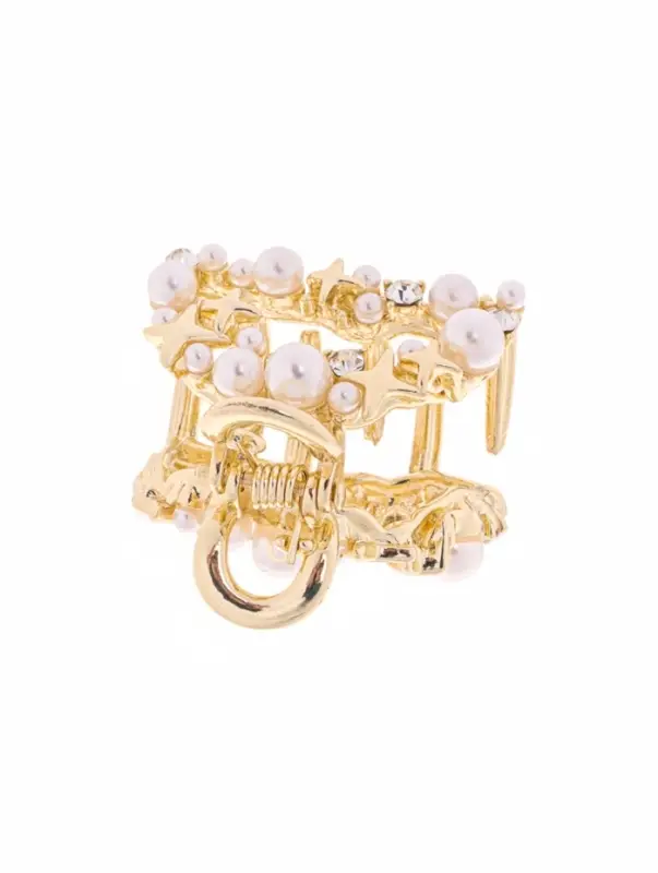 Крабик для волос &laquo;Саманта галант&raquo;, дуга, 3 см, золотистый