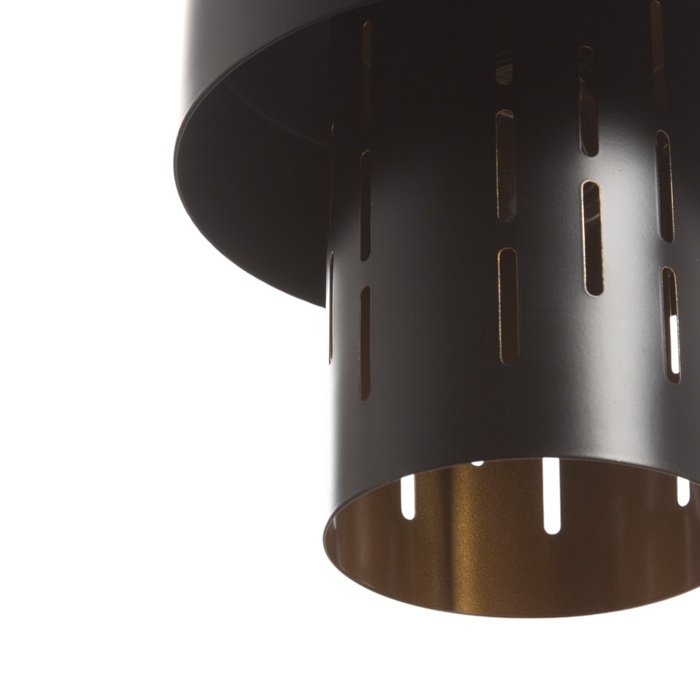 Светильник Светильник "Колин" 1х40Вт Е27 черный 19х19х30(130)см