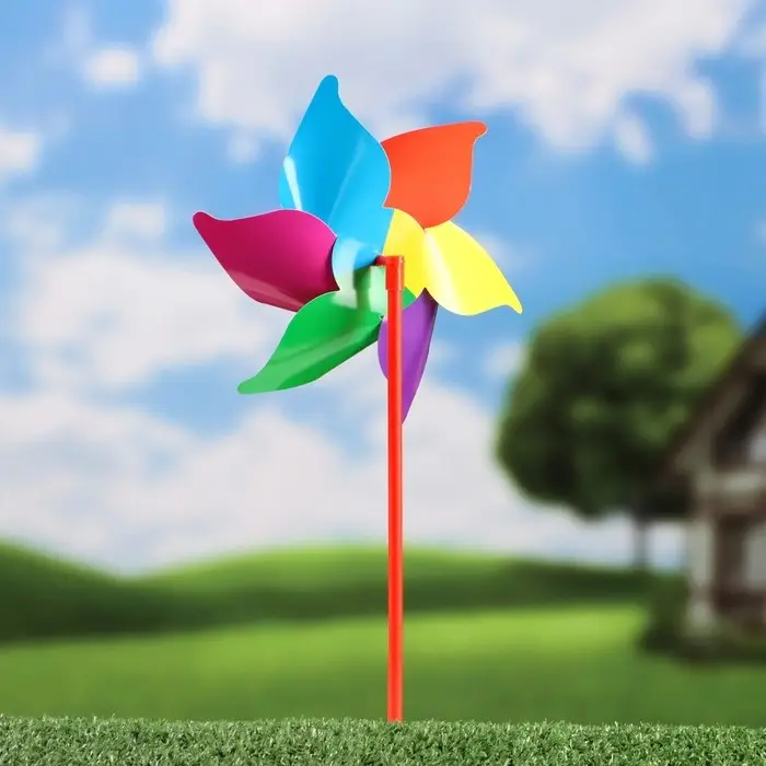 Штекер  Штекер "Ветерок Ромашка" 9х19см, длина 40см, микс