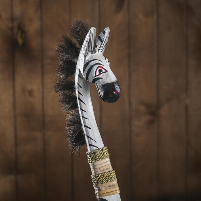 Сувенир дерево  Сувенир дерево "Зебра с ошейником" 80 см