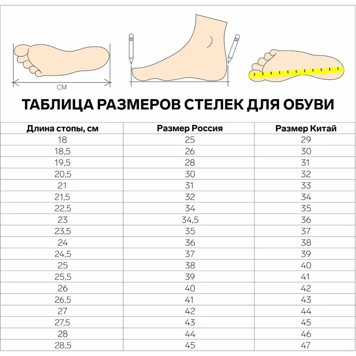 Стельки для обуви, универсальные, с магнитами, массажные, дышащие, р-р RU до 41 (р-р Пр-ля до 42), 26.5 см, пара, прозрачные