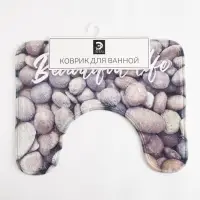 Коврик для ванной Этель Beautiful life, 50&times;40 см, велюр