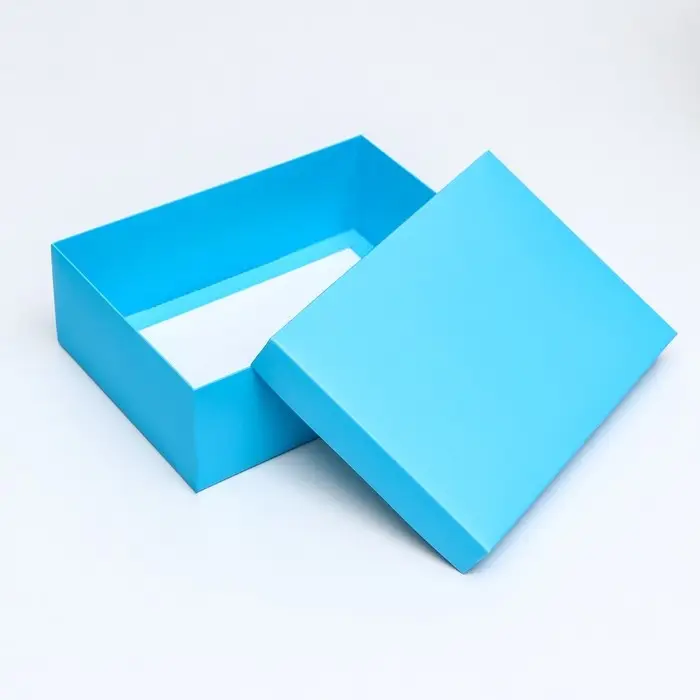 Коробка подарочная складная, упаковка, крышка-дно, бирюзовая , 24 х 17 х 8 см Коробка подарочная складная, упаковка, крышка-дно, бирюзовая , 24 х 17 х 8 см