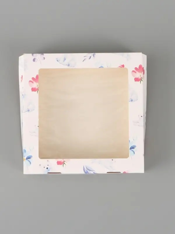 Коробка подарочная с окном &laquo;Мечтай&raquo;, 20&times;20&times;4 см, самосборная