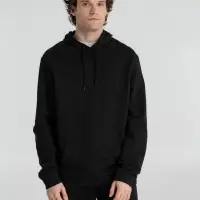 Толстовка с капюшоном унисекс Hoodie, черная, размер XS