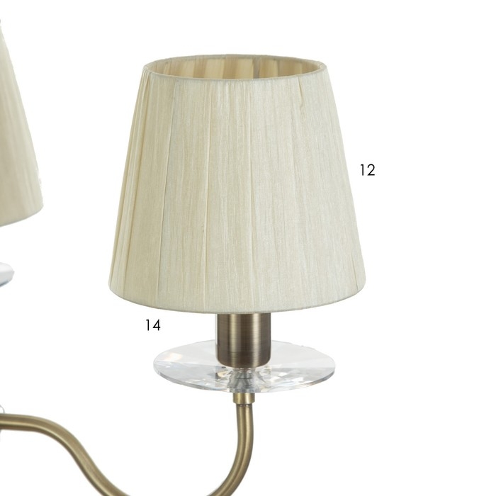 Люстра Люстра "Авиталь" 3xЕ14 40Вт бронза 58х58х80 см BayerLux