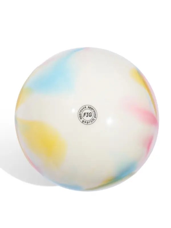 Мяч для художественной гимнастики, диаметр 19см, цвет радуга Мяч для художественной гимнастики, диаметр 19см, цвет радуга