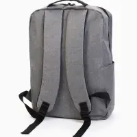 Рюкзак для ноутбука, городской, с USB, ручная кладь, 30&times;12&times;43 см, серый