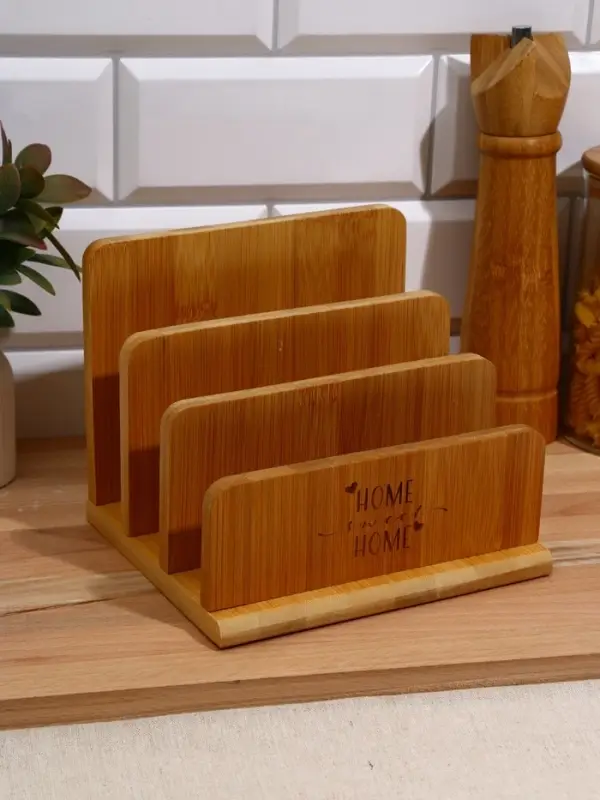 Подставка для разделочных досок "Home", 18×10 см, 3 отсека