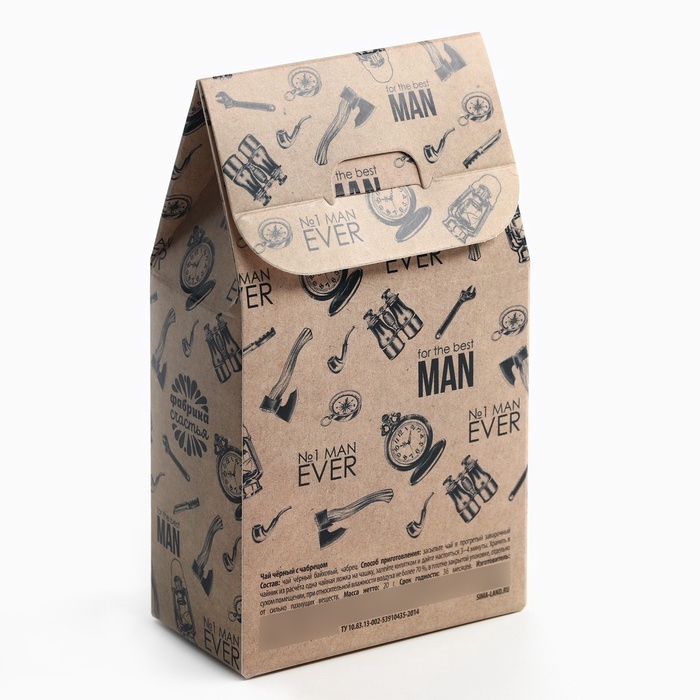 Чай в коробке домик «Лучшему мужчине», 20 г Чай в коробке домик «Лучшему мужчине», 20 г