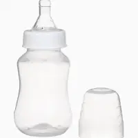 Бутылочка для кормления малыша M&B, классическое горло, от 0 мес., 150 мл., белая
