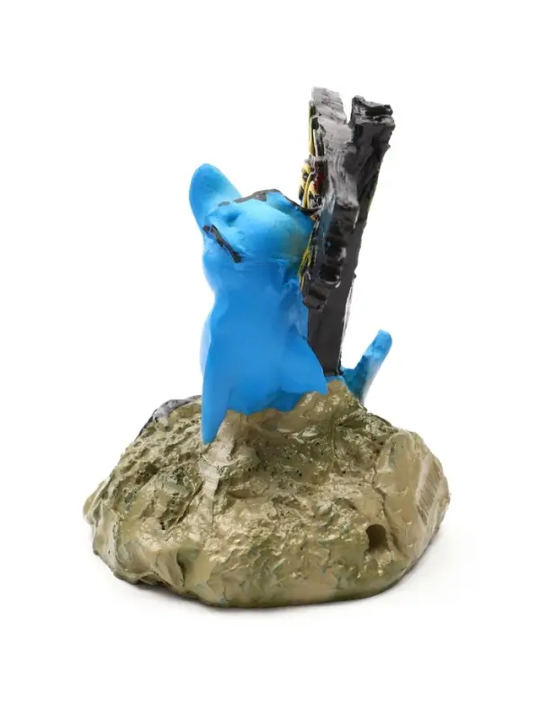 Декор для аквариума &laquo;Нет рыбалке - акула&raquo;, 10 см