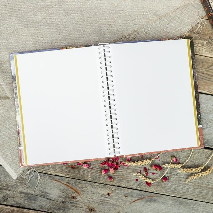 Фотоальбом магнитный 30 листов Фотоальбом магнитный 30 листов "Старый город" 23x28см МИКС