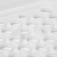 Пельменница IDEA, 35 ячеек, d=2.5 см, 25.5&times;28&times;2.9 см, пластик, белый