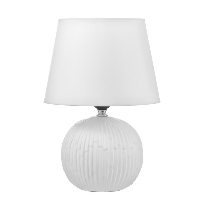 Настольная лампа Настольная лампа "Крейс" E27 40Вт белый 22х22х32 см RISALUX