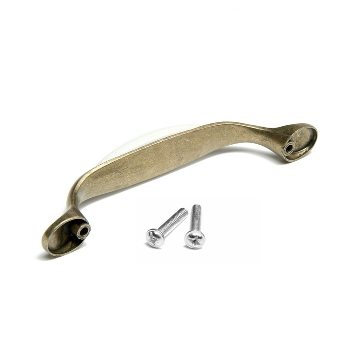 Ручка скоба ROSE CAPPIO Ceramics, 96 мм, цвет бронза Ручка скоба ROSE CAPPIO Ceramics, 96 мм, цвет бронза