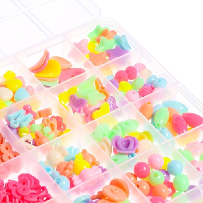 Набор для творчества «Создай своё украшение», бусинки, 26 видов Набор для творчества «Создай своё украшение», бусинки, 26 видов